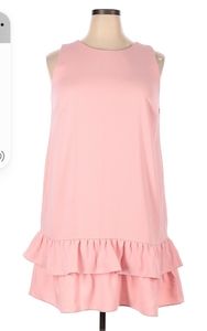 Loft Baby Pink Peplum Dress